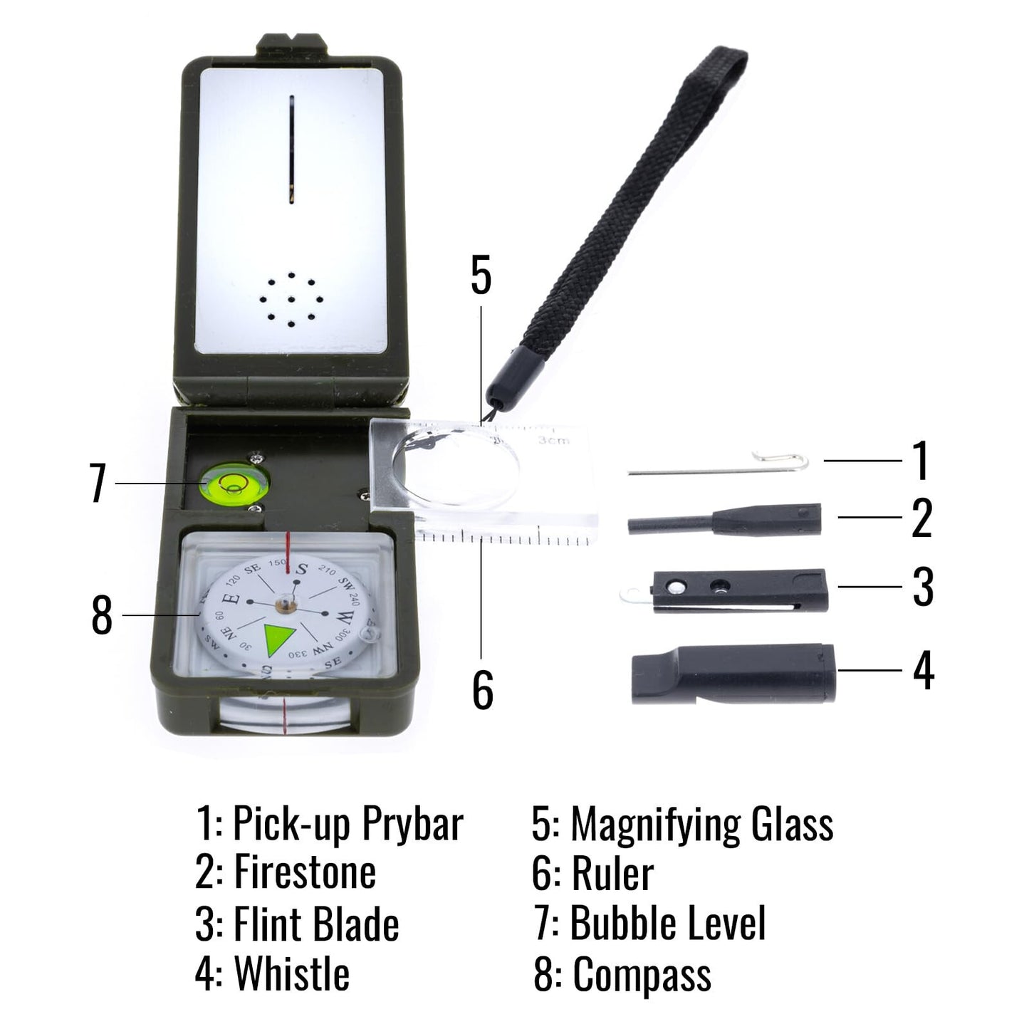 ASR Outdoor 10In1 Compact Camping Hiking Survival Kit Prepper Supplies Portable