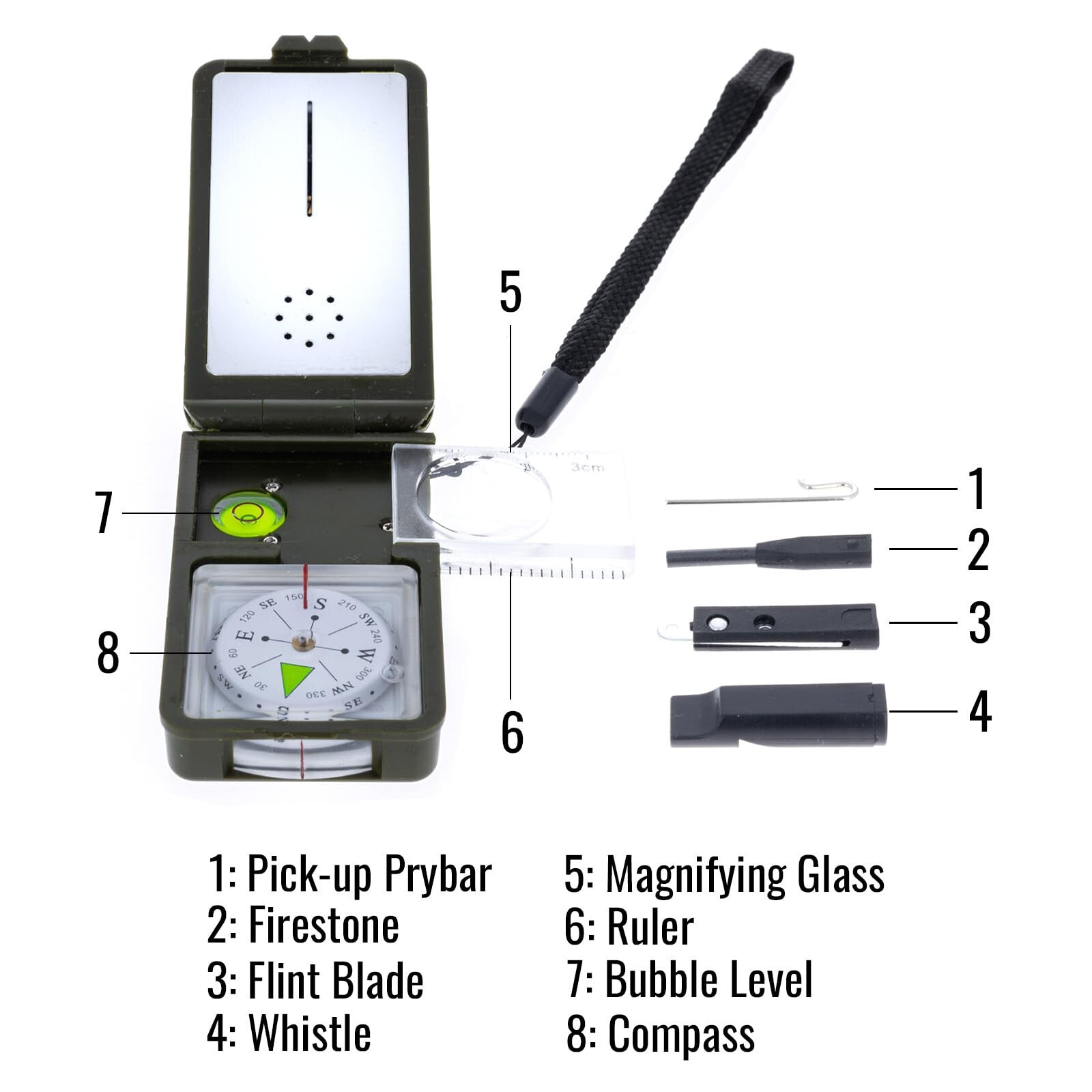 ASR Outdoor 10In1 Compact Camping Hiking Survival Kit Prepper Supplies Portable