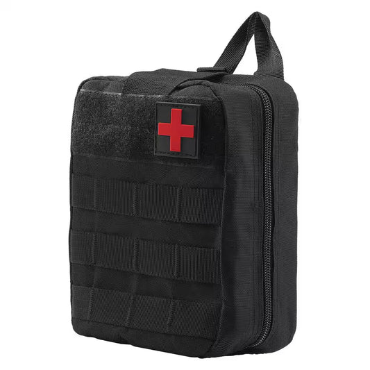 Survival First Aid Kit 250 Pieces 600 D Nylon Trauma First Aid Bag Survival Gear and Equipment Emergency Kits