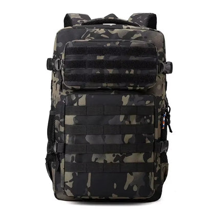 45L 1000D Nylon Waterproof Large Capacity Outdoor Backpack Tactical Sports Camping Hiking Hiking Hunting Backpack