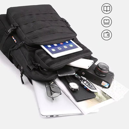 45L 1000D Nylon Waterproof Large Capacity Outdoor Backpack Tactical Sports Camping Hiking Hiking Hunting Backpack