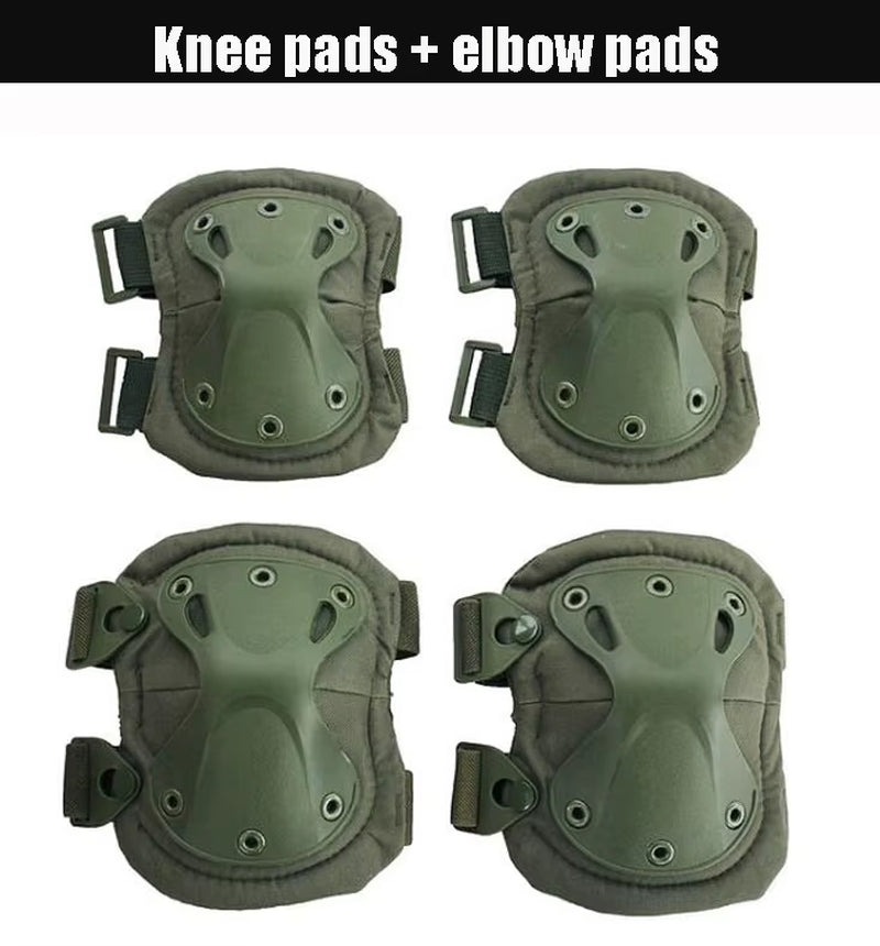 Unisex Camo Tactical Kneepad Elbow Pads Knee Protector for Men Women Outdoor Sport Working Hunting Skating Safety Gear Kneecap