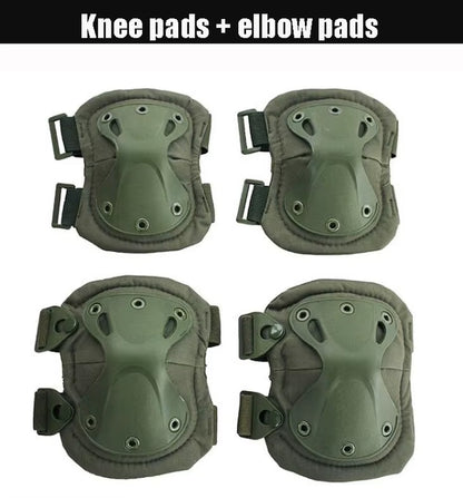 Unisex Camo Tactical Kneepad Elbow Pads Knee Protector for Men Women Outdoor Sport Working Hunting Skating Safety Gear Kneecap