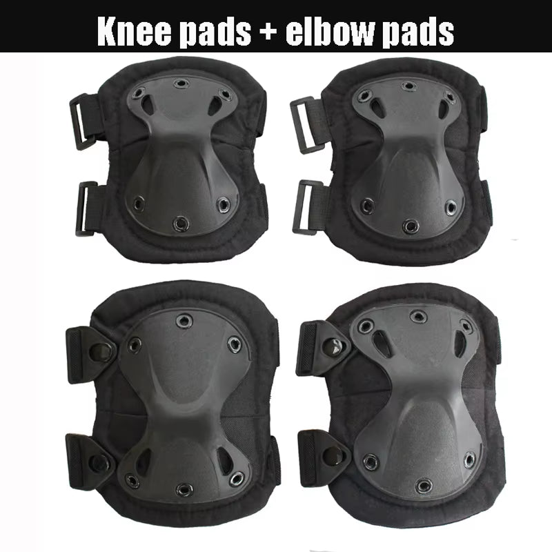 Unisex Camo Tactical Kneepad Elbow Pads Knee Protector for Men Women Outdoor Sport Working Hunting Skating Safety Gear Kneecap