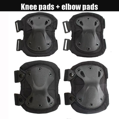 Unisex Camo Tactical Kneepad Elbow Pads Knee Protector for Men Women Outdoor Sport Working Hunting Skating Safety Gear Kneecap