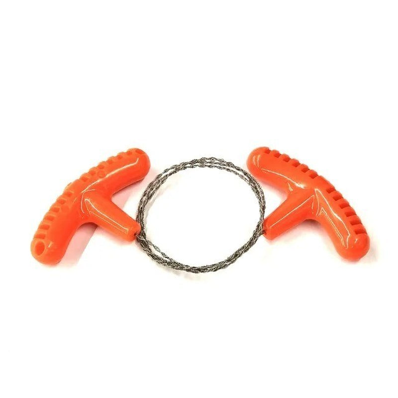 Outdoor Folding Pocket Chain Saw Survival Camping Hiking Gardening Handle Saw