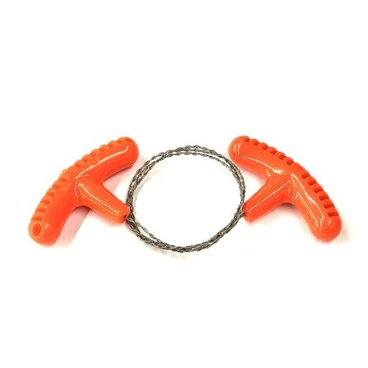 Outdoor Folding Pocket Chain Saw Survival Camping Hiking Gardening Handle Saw