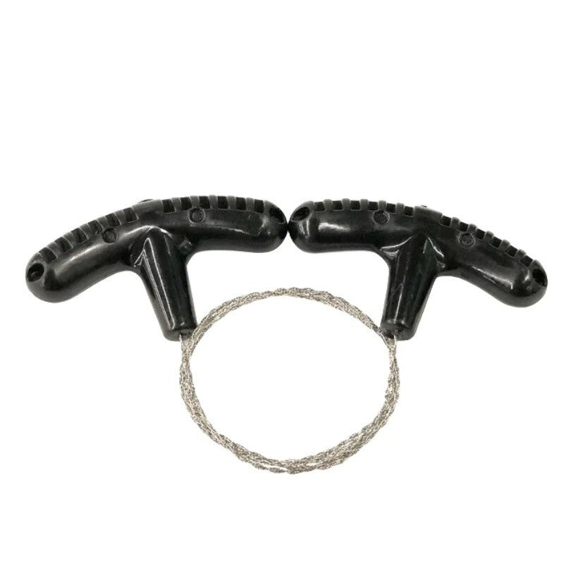 Outdoor Folding Pocket Chain Saw Survival Camping Hiking Gardening Handle Saw