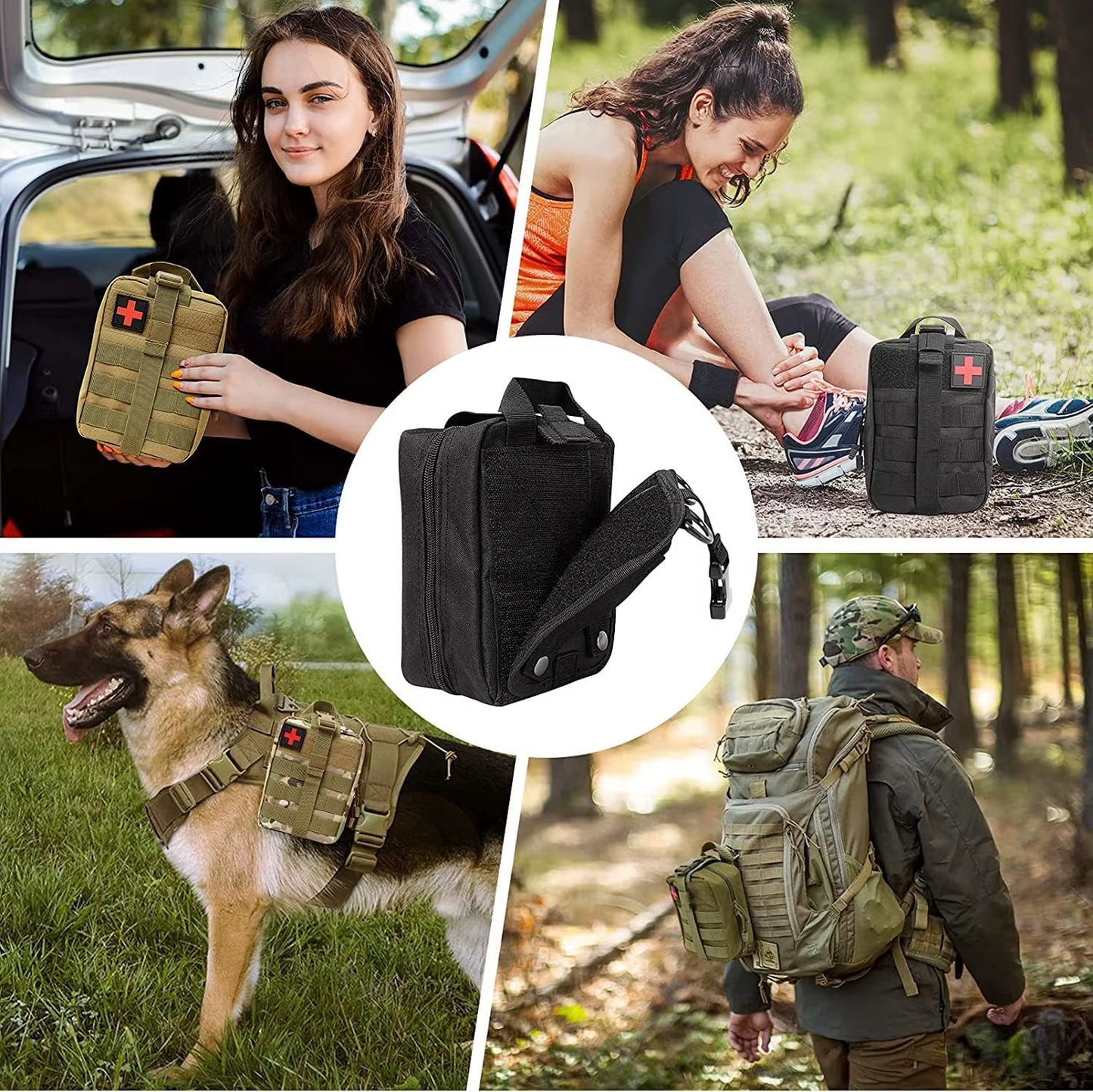 Small Portable Emergency Kit Hand Emergency Kit Medical Rescue Kit Car Emergency outside Travel First Aid
