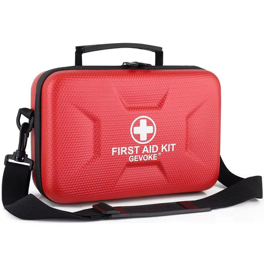 410 Piece Waterproof Hard Shell First Aid Kit for Home, Car, Travel, Camping, Truck, Hiking, Sports, Office, Vehicle Amp Outdoor