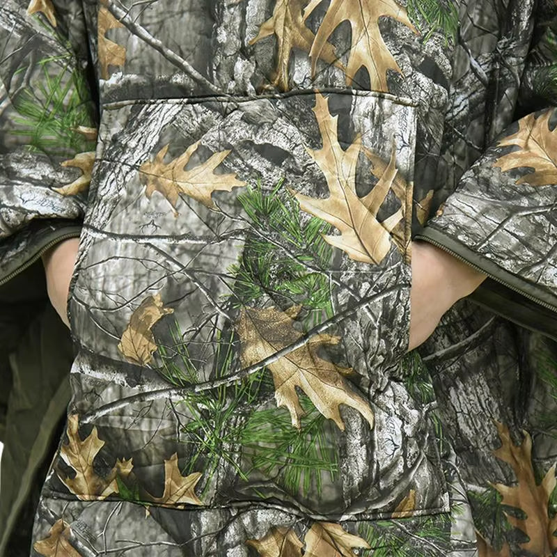 Outdoor Camping Cape Sleeping Bag Winter Wearable Cloak Blanket Soft Sleeping Bag Cloak Outdoor Sports Sleeping Bag Poncho