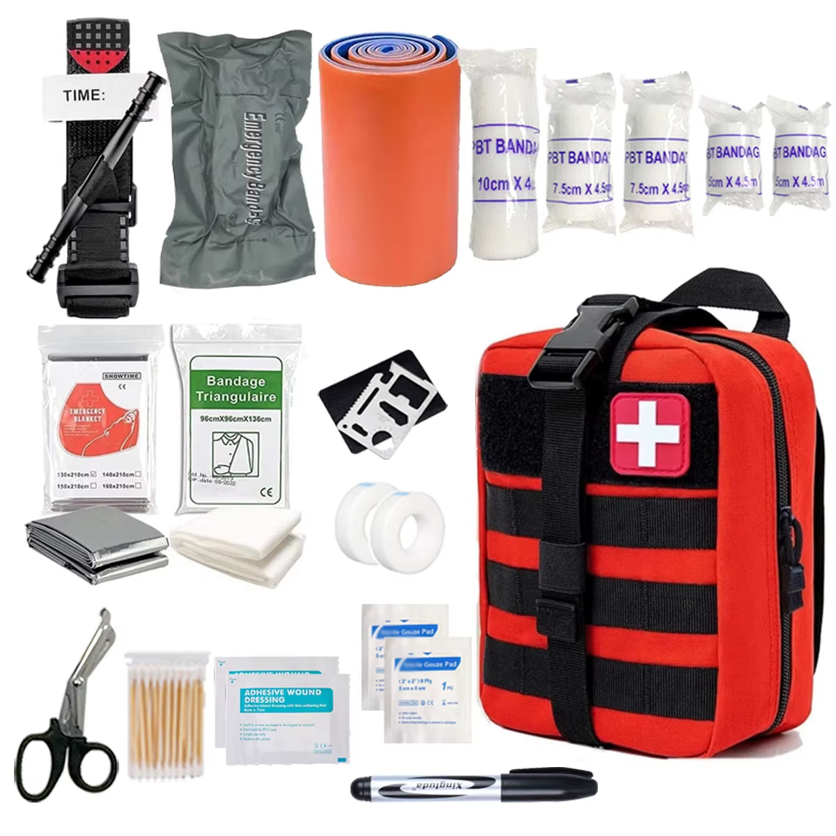 Small Portable Emergency Kit Hand Emergency Kit Medical Rescue Kit Car Emergency outside Travel First Aid