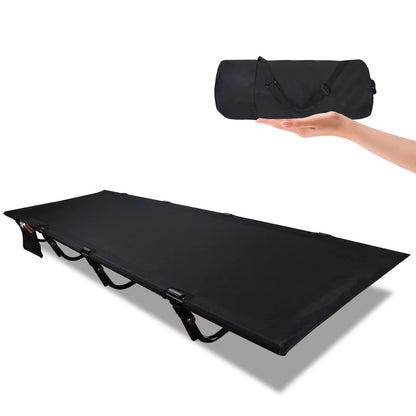 Camping Cot, Ultralight Folding Backpacking Cot, Max Supports 352Lbs, Portable Camping Cots for Adults, Camping Bed for Camping,