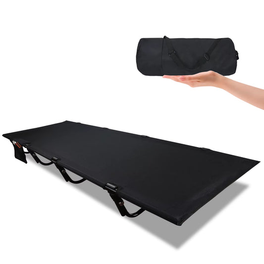 Camping Cot, Ultralight Folding Backpacking Cot, Max Supports 352Lbs, Portable Camping Cots for Adults, Camping Bed for Camping,