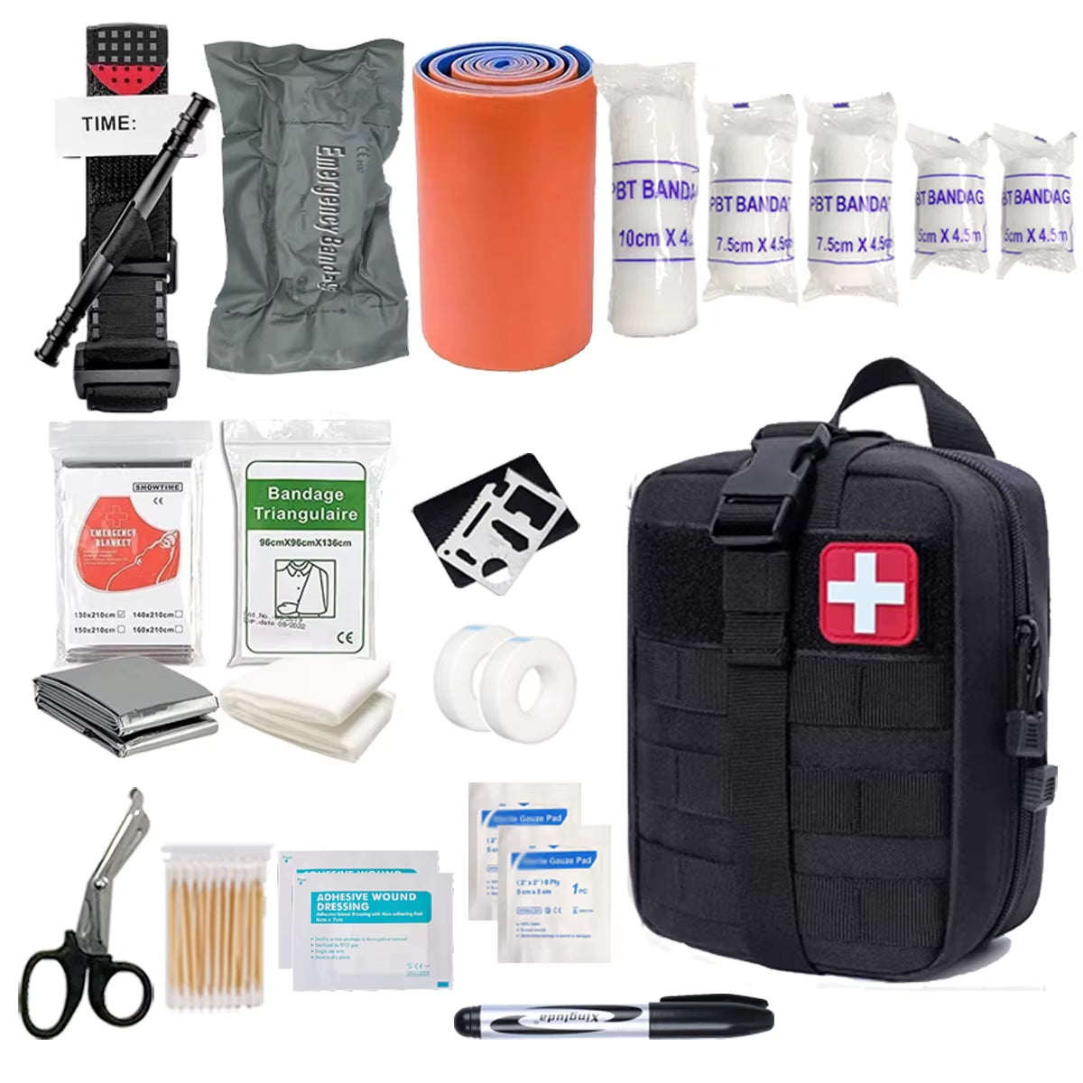 Small Portable Emergency Kit Hand Emergency Kit Medical Rescue Kit Car Emergency outside Travel First Aid