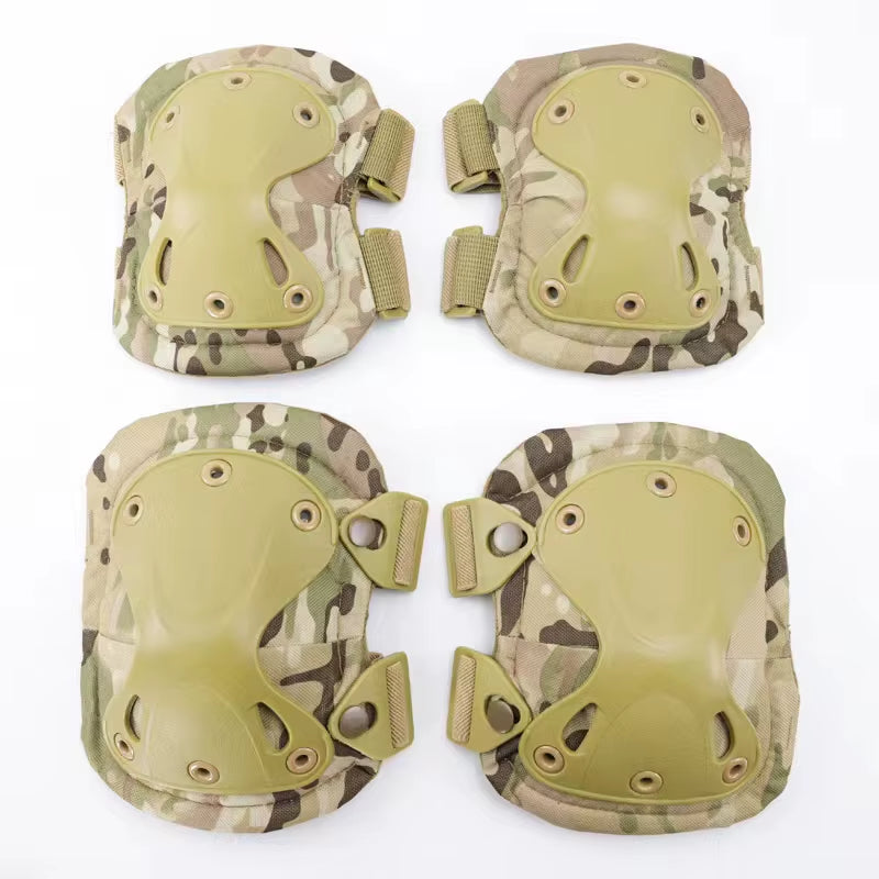 Unisex Camo Tactical Kneepad Elbow Pads Knee Protector for Men Women Outdoor Sport Working Hunting Skating Safety Gear Kneecap