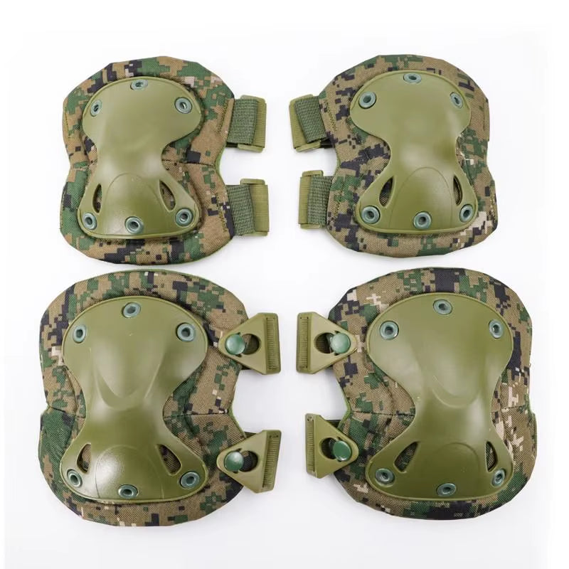 Unisex Camo Tactical Kneepad Elbow Pads Knee Protector for Men Women Outdoor Sport Working Hunting Skating Safety Gear Kneecap