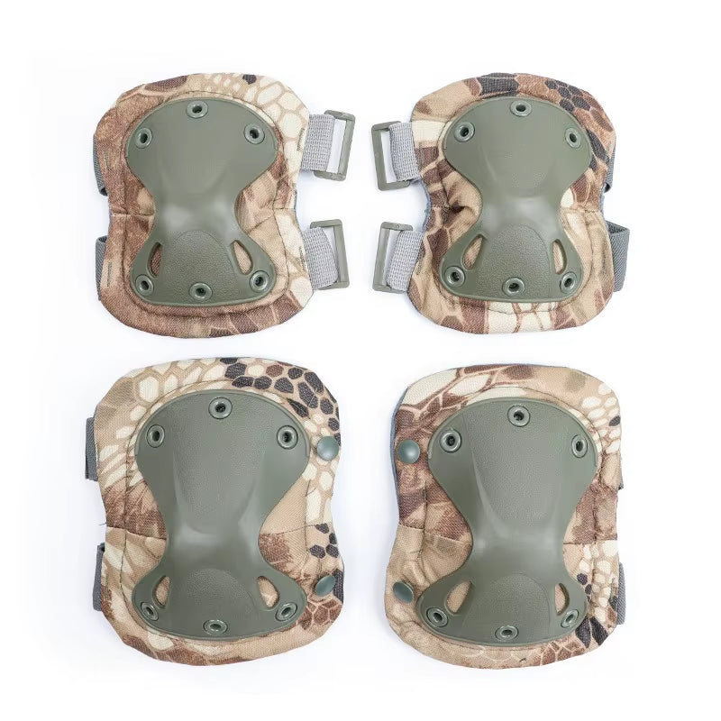 Unisex Camo Tactical Kneepad Elbow Pads Knee Protector for Men Women Outdoor Sport Working Hunting Skating Safety Gear Kneecap