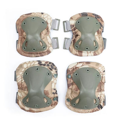 Unisex Camo Tactical Kneepad Elbow Pads Knee Protector for Men Women Outdoor Sport Working Hunting Skating Safety Gear Kneecap